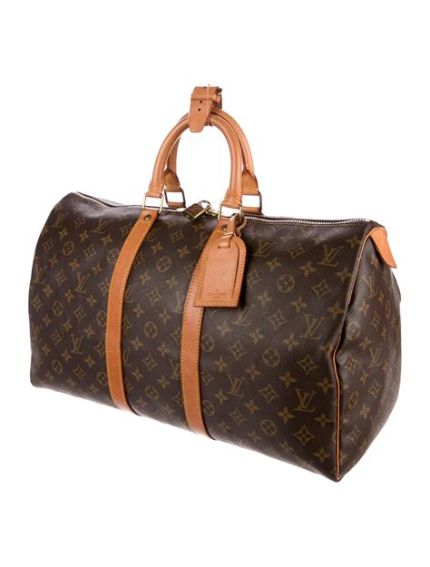 louis vuitton keepall 45 bandouliere vintage brown|louis vuitton monogram keepall 45.